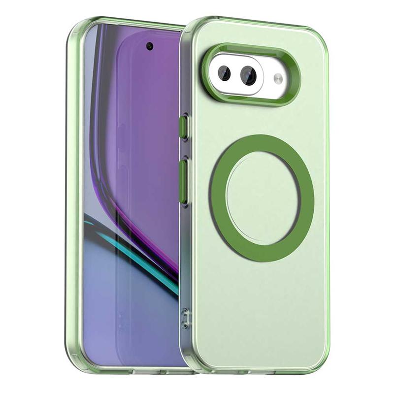 Transparent Case For Google Pixel 9A Case Pixel 8 9 10 Pro XL Magnetic Adsorption Wireless Charge Cover For Google Pixel 9A Case