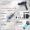 Deli DL881014 Wireless Handheld Car & Home Vacuum Cleaner