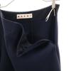 MARNI Made in Italy wool Mimole length flare skirt 38 Navy Women Used