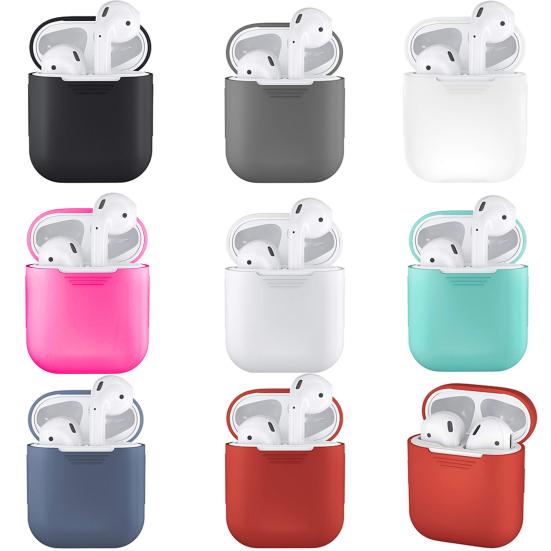 Shockproof Soft Silicone Protector Case Cover Shield for Apple AirPods Earphones