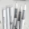 6 Stück 0,5 mm Gelstift Neutralstift Schwarze Tinte Gelstift Signierstift Gelstift Gerader Flüssigkeitsstift zum Journaling Schreiben
