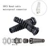 Spiral Strain Relief Protector for Cable Gland Connector Pack of 5