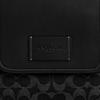 Coach Lucas 16 Removable Shoulder Strap Denim And Calfskin Mini Crossbody Bag Men crossbody bag Silver Black CAJ32-SVBK