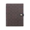 COACH F00222 222 Brown and Black Signature Coated Canvas Leather A5 Notebook for Men and Women [Outlet] [Brand Name] [Parallel Import]