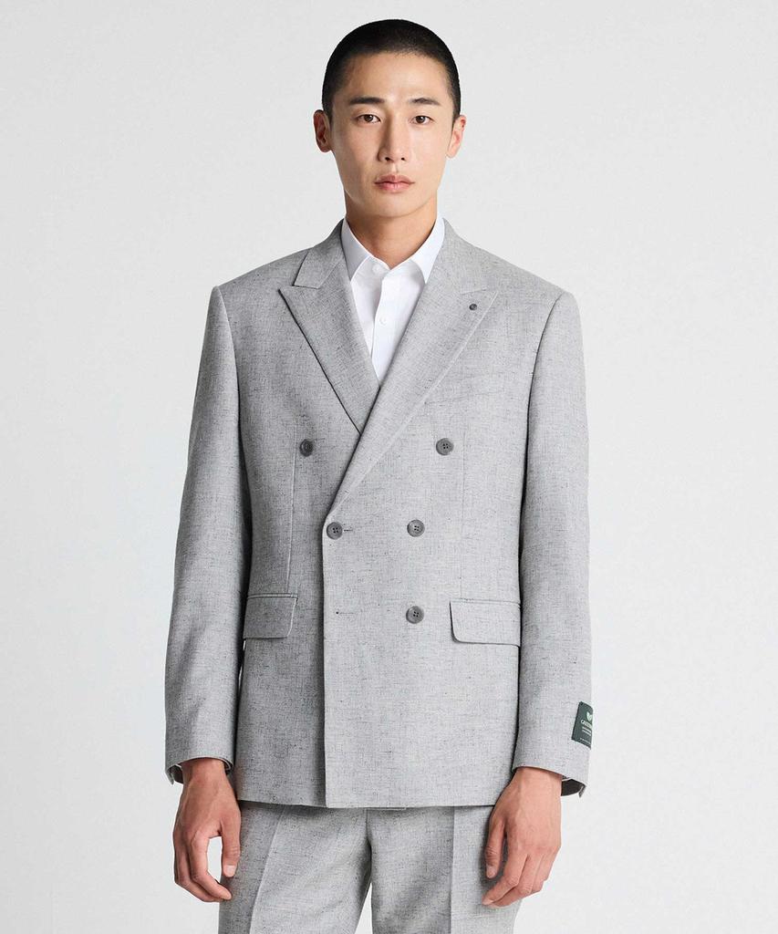 Stco [Summer Suit] Italy Marlane Linen Blend Double Suit Set_Grey (Classic Fit)_Ssjvb93Set