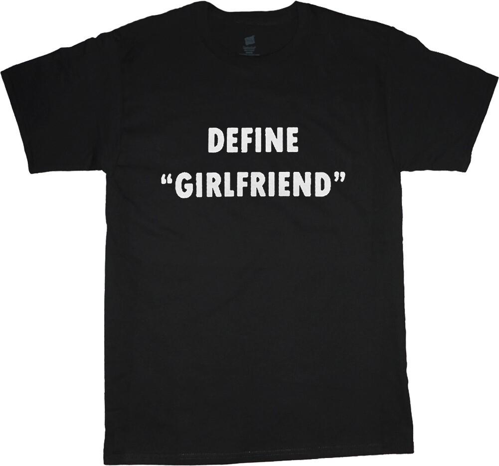 Funny Mens T-shirts Define Girlfriend Inappropriate Humor Mens Graphic Tees M