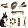 Durable Nylon Dog Chew Toys for Aggressive Chewers Indestructible Bite Resistant Bone Teething Stick Puppy Toys for Small Medium