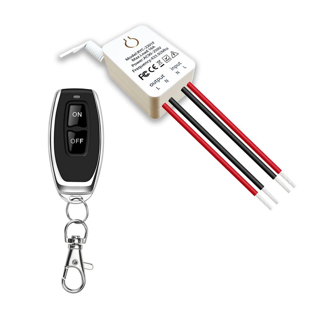Smart Wireless Light Switch - No Wiring Needed, Remote Control, Stick Anywhere, 110V/220V Compatibility.