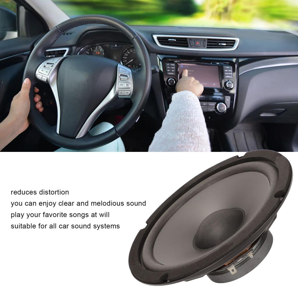 600W Car Spker, Loudspker Midrange 600W 4 O Coaxial Spkers Black for Car Systems