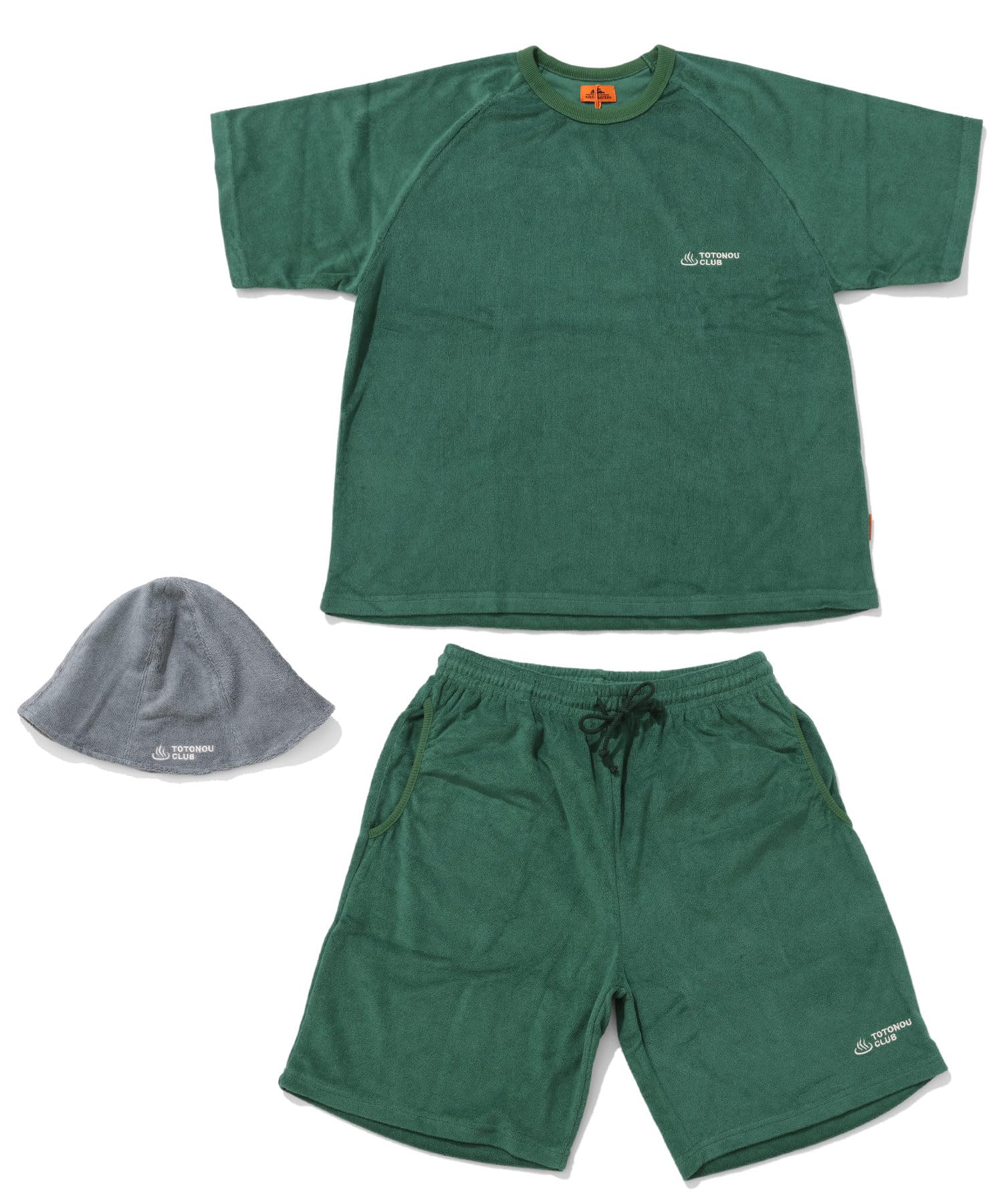

TOTONOU CLUB Sauna Set Green [CLIFFE MAYER] Толстовка, мужская, маленькая, зелёный