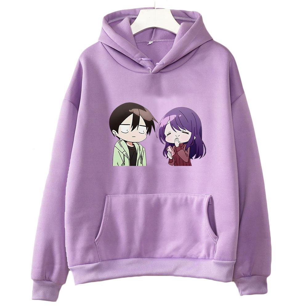 Kubo Won't Let Me Be Invisible Kubo Nagisa Cartoon Hoodie WOMEN Korean Style Manga/Comic Long Sleeve Clothing Aesthetic Harajuku