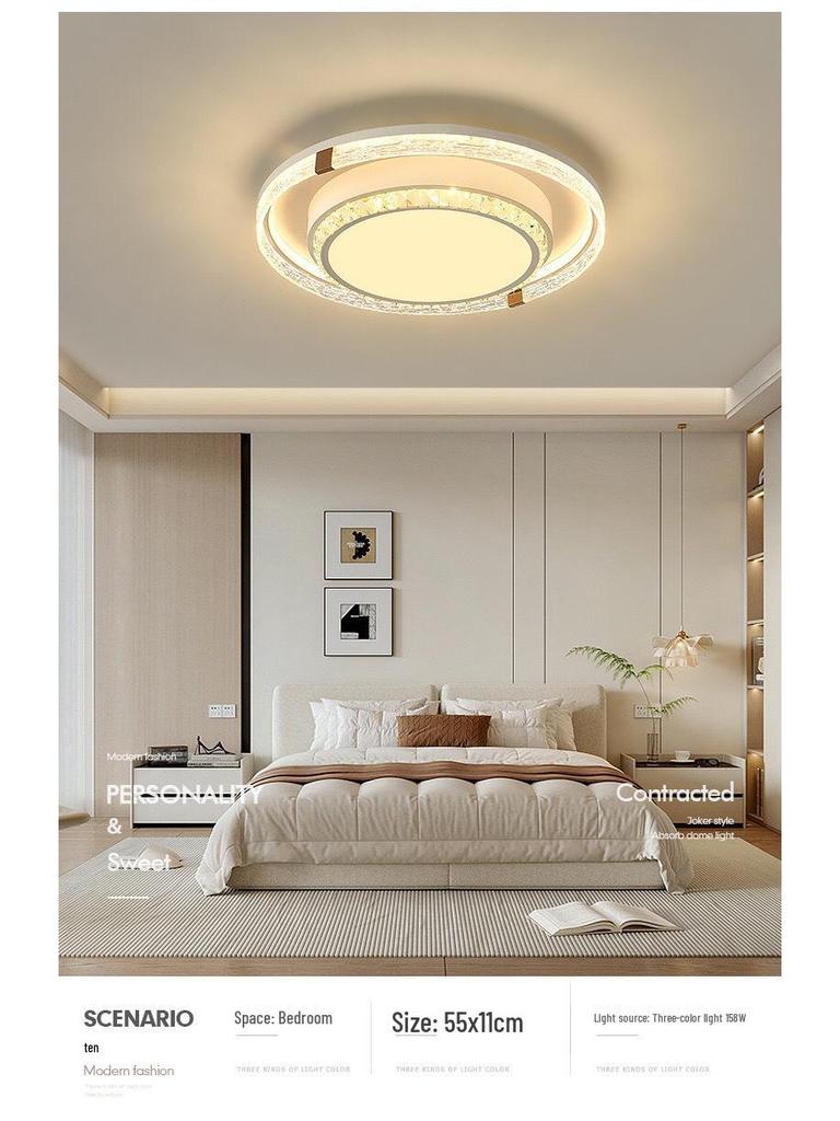 Nowoczesne światło sufitowe z pełnym spektrum ochrony oczu - Model 2025 do salonu i sypialni głównej