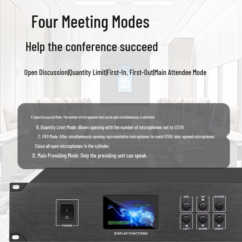 Shangshitong SST-Z320Y Wired Conference Microphone System (CN Version)
