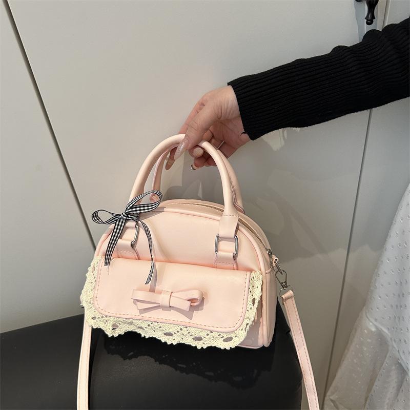 Solid Color Simple Creative Pu Women Shoulder Crossbody Bag Fashion Casual Daily Commute
