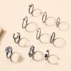 Full Diamond Rings, Jewelry Ins Wind Star Jewelry Women's Niche Light Luxury Ring Set Accessories