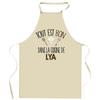 Kitchen Apron - Planetee Everything Is Good In the Kitchen - Breton Print - Thick Cotton - Adjustable Ties