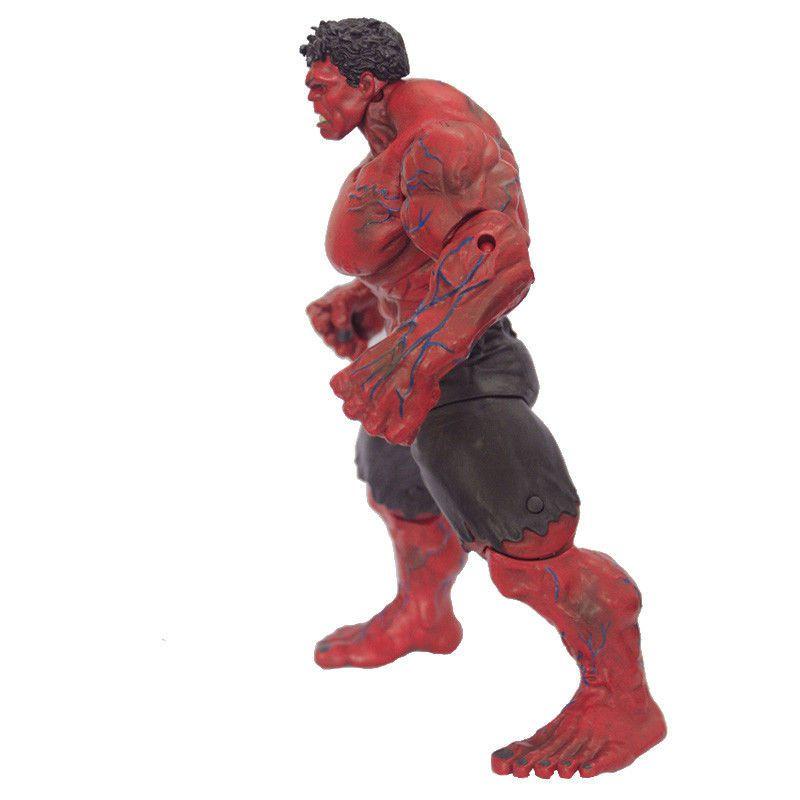 Utrolig Rød Hulk 10" Universe Actionfigur Premium Kvalitet Samleobjekt