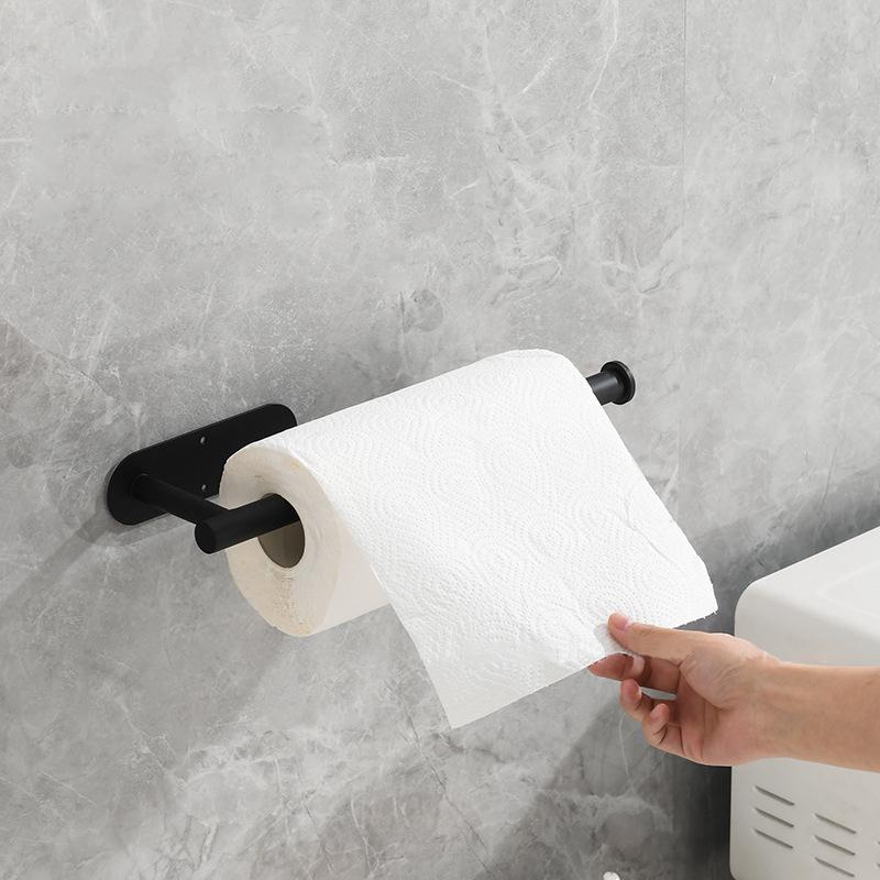 Porta Rotolo di Carta da Cucina Adesivo Porta Fazzoletti Dispenser Carta Igienica Porta Rotolo Scaffale Porta Tovaglioli Accessori per il Bagno