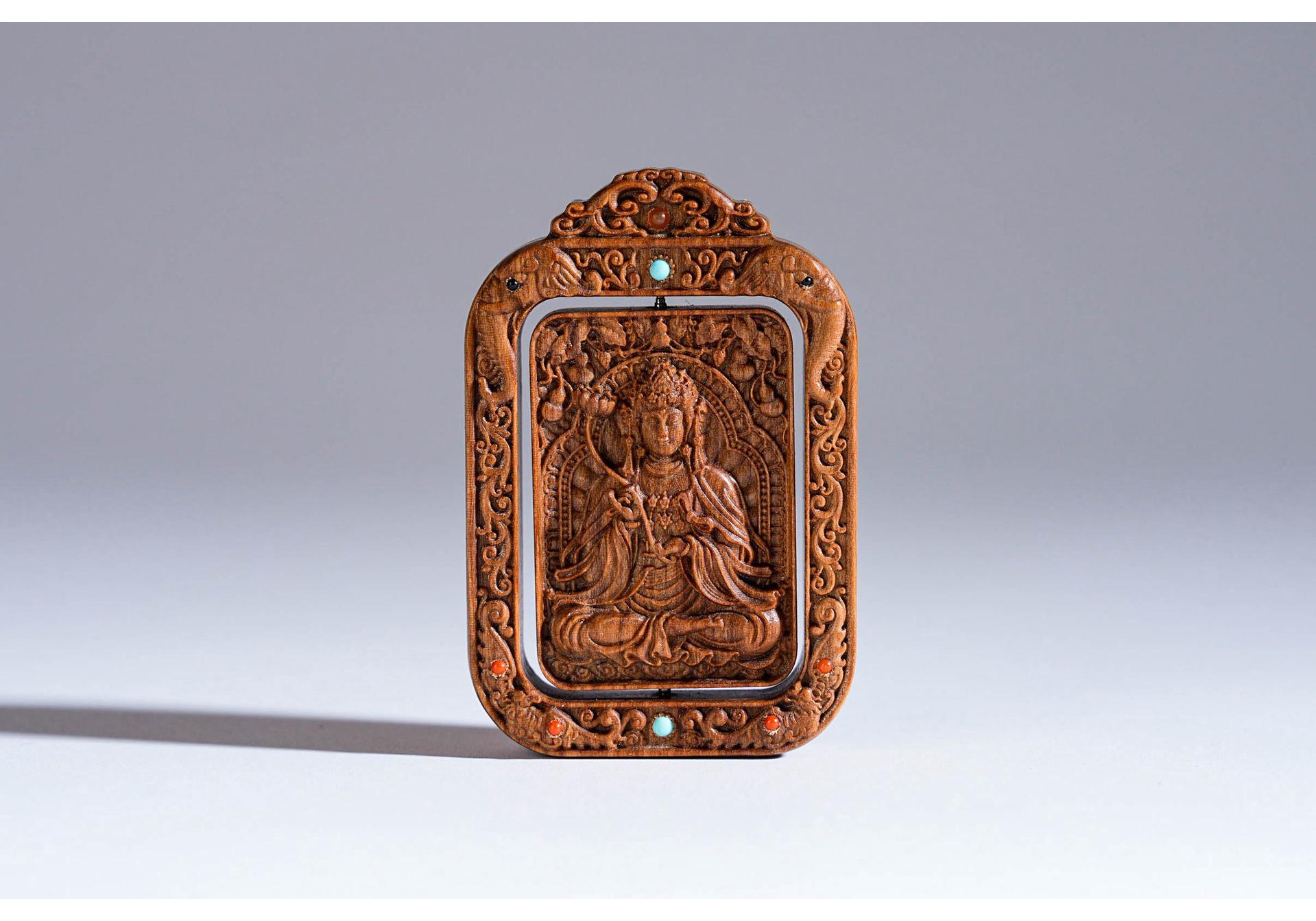 2026 Zodiac Guardian Sandalwood Pendant: Twelve Auspicious Animals Unisex 6.0*4.0 cm