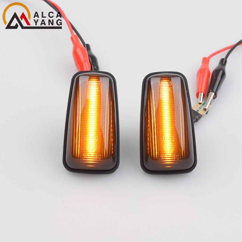 Dynamic LED Turn Signal Side Marker Light For Peugeot 306 106 406 806 Expert Partner For Citroen Berlingo Jumpy Saxo Xantia XM