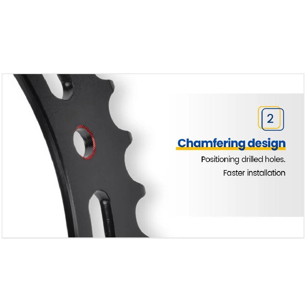 525-15T/44T Motor Front Rear Star Chain Wheel Sprocket for Hyosung GT 650 GT650 S R Comet FI Naked II EFI Sport touring