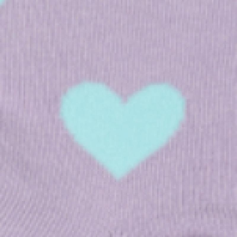 [fila Kids] All Over Heart Pattern Long Neck Socks  Fk3scf5356f Lvd  q0zFk3scf5356fLvd