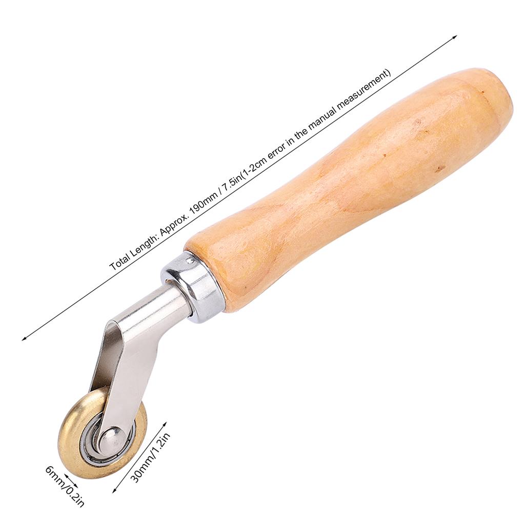 Hand DIY Tool Welding Handheld Roller Waterproof Membrane Material Corner Seam Brass Press Wheel Hand Press Tool Seam Roller