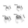 50/200pcs Stainless Steel Clip Clasps Pendant Pinch Bail Clasp Buckle Hook Connector For DIY Jewelry Making Necklace Accessories