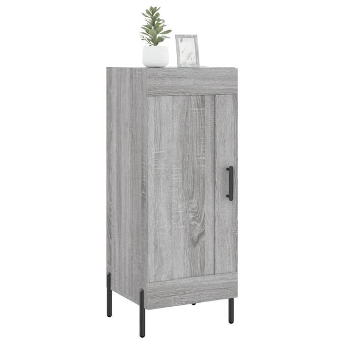 VidaXL Buffet Sonoma Grey 34.5x34x90 Cm Engineered Wood 830458