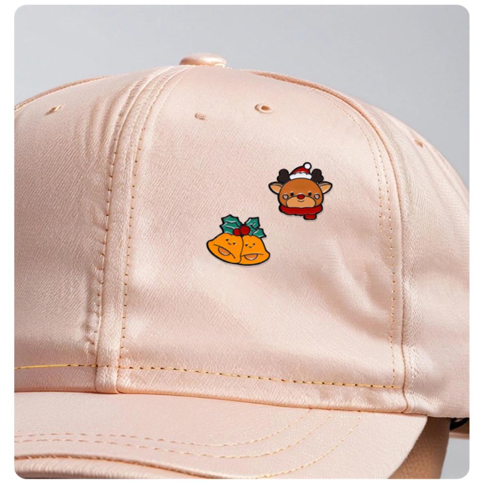 Cute Cartoon Christmas Day Enamel Brooch Creative Santa Claus Snowman Tree Lapel Pin Badge Backpack Clothing Hat Accessories