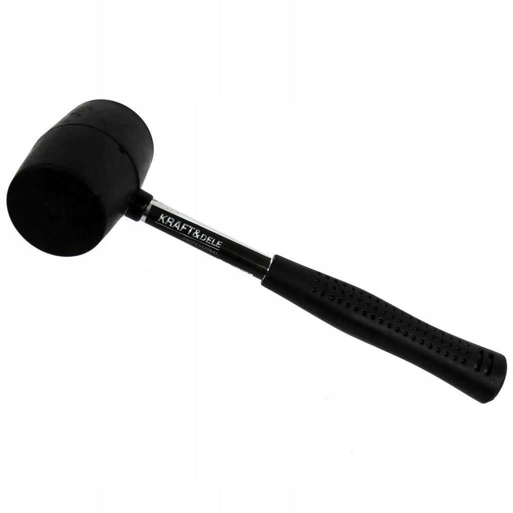 Kraft&Dele Rubber Hammer with Metal Handle 450