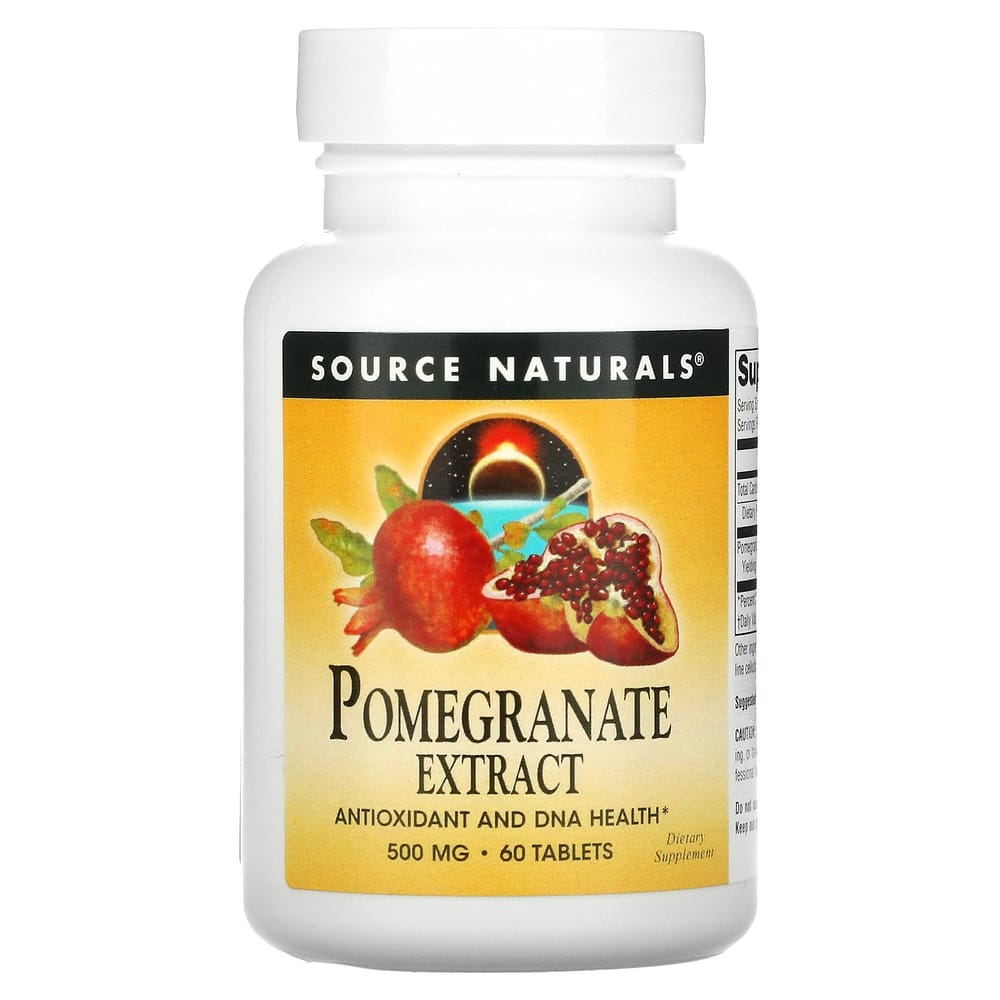 Source Naturals Pomegranate Extract 500mg, 60 Tablets