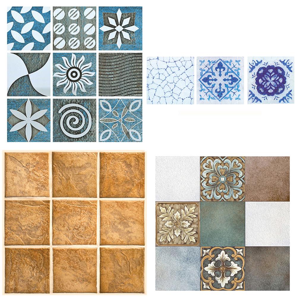 Mosaic Tile Wall Sticker Decals Home Bathroom Kitchen Decoration 10*10cm 18pcs Mosaic Tile Wall Sticker Decals Home Bathroom Kitchen Decoration 10*10cm 18pcs
