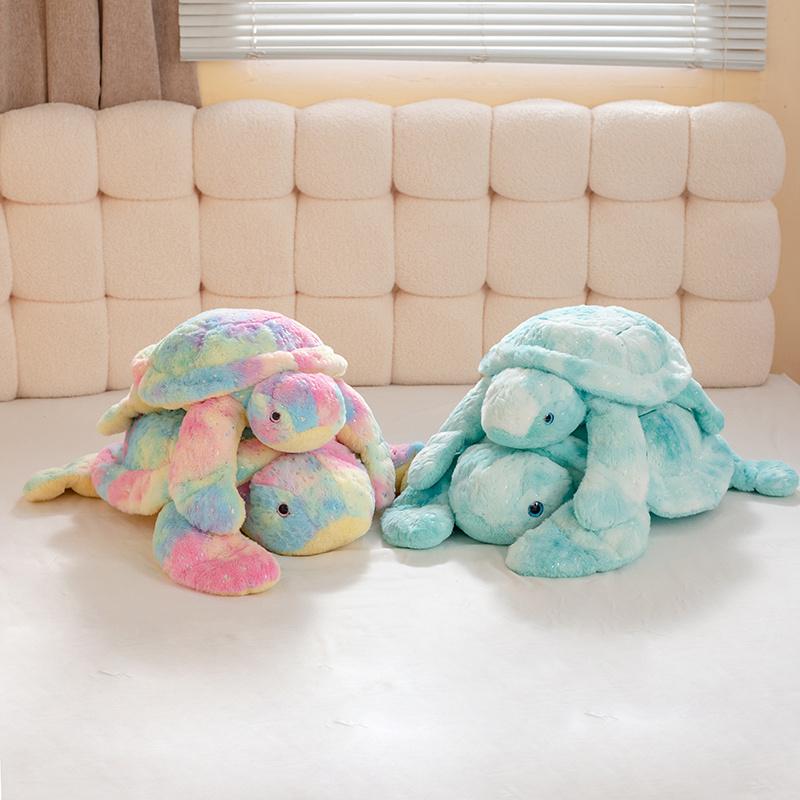 Turtle Doll Throw Pillow Give Girls Gift Tanabata New Cute Cartoon Turtle Plush Toy Colour Toy Birthday Toy Gift