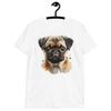 Cute Pug Dog Graphic Short-Sleeve Unisex T-Shirt Mens Womens Tees Top | Comfort Fit Tee Pet Lover