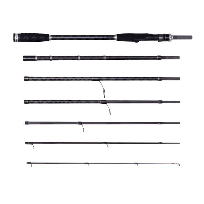 Abu Garcia XrossField XSFS-957M-MB Rod, Mobile, Multi-Piece, Black