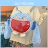 Miku Plush Hatsune Backpack With Nylon Interior For Casual Outings Daily Carry