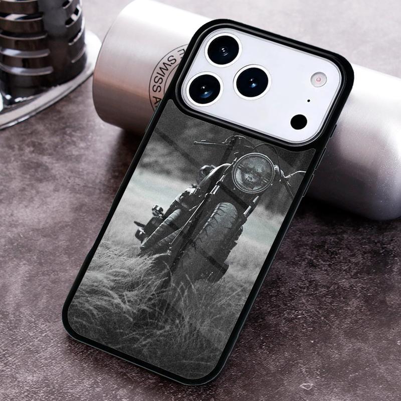 Motor Engine Motorcycle Phone Case for iPhone 17 16 15 Pro Max Air 14 13 12 11 Plus Shockproof Capa Cover