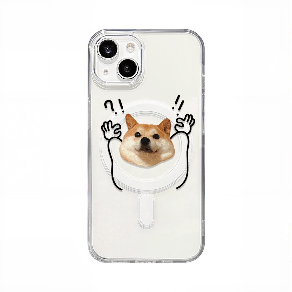 

Магнитный чехол для телефона для iPhone 12 14 16 17 Pro 17 16 15 14 13 12 Pro Max 12 13 14 15 16 Высококачественный противоударный чехол Полная защита Милый стиль Samsung A06 4G&5G чистый