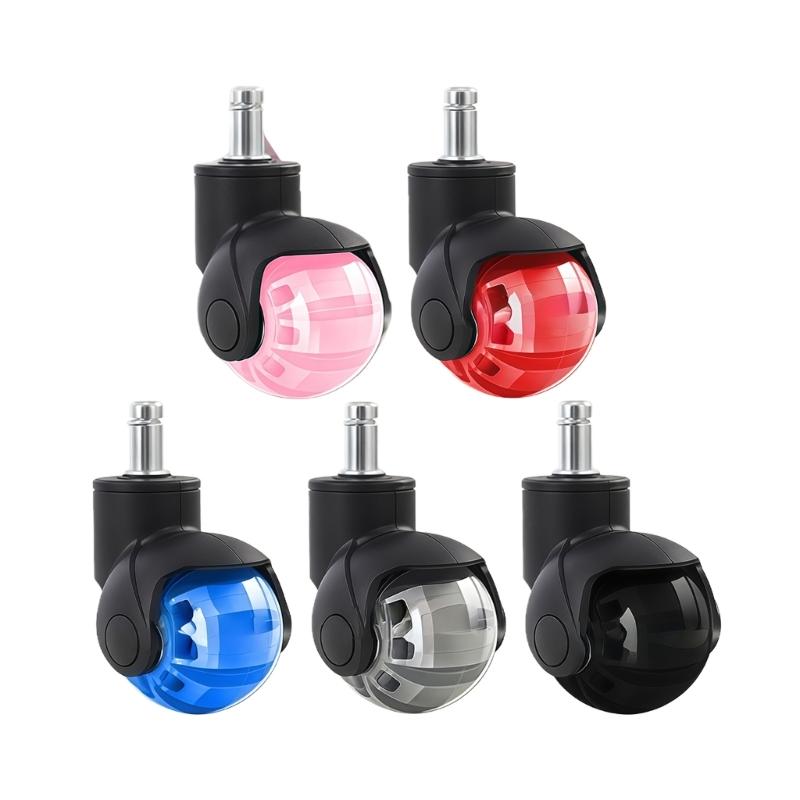 11x22mm Standard Size PU Ball Casters for Office Chairs Featuring Noise Movement Smooth 360 Rotations and Scratch Resistant Design
