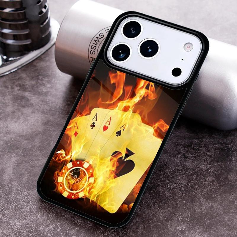 LAS VEGAS POKER Phone Case For iPhone 17 16 15 14 13 12 11 Pro Max Plus 17Air Soft Silicone Cover