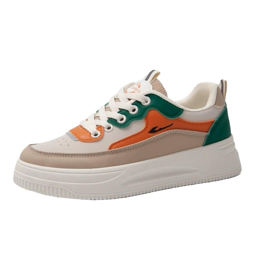 2025 autumn new little white shoes women's shoes versatile popular board shoes breathable thick-soled mesh student sports shoes
