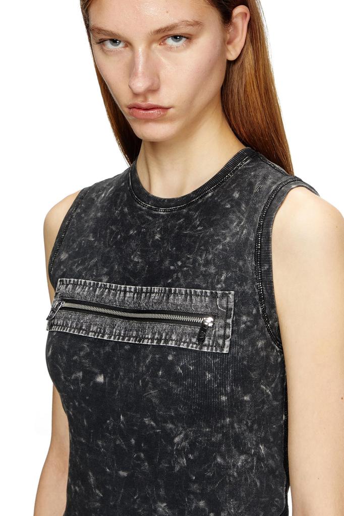 Sleeveless Dress A176460AKBU L Black 900 [Diesel] Women's D-PRA