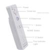 Remote Controller for Nintendo Wii and Wii U,with Silicone Case and Wrist Strap,