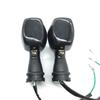 Fit ZR-7S Compatible ZRX1200S Fit ZXR250R Motorcycle Turn Signal Light Indicator Front Flashing Lamp Indicator Turn Signal (Smoke)