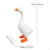Goose Key Holder Animal Statue Unique Keychain Organizer Tabletop Decor Hook Resin Sculpture for