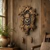 T52 Single-Sided Decorative Wall Clock Sweep Movement for Hallway, Office