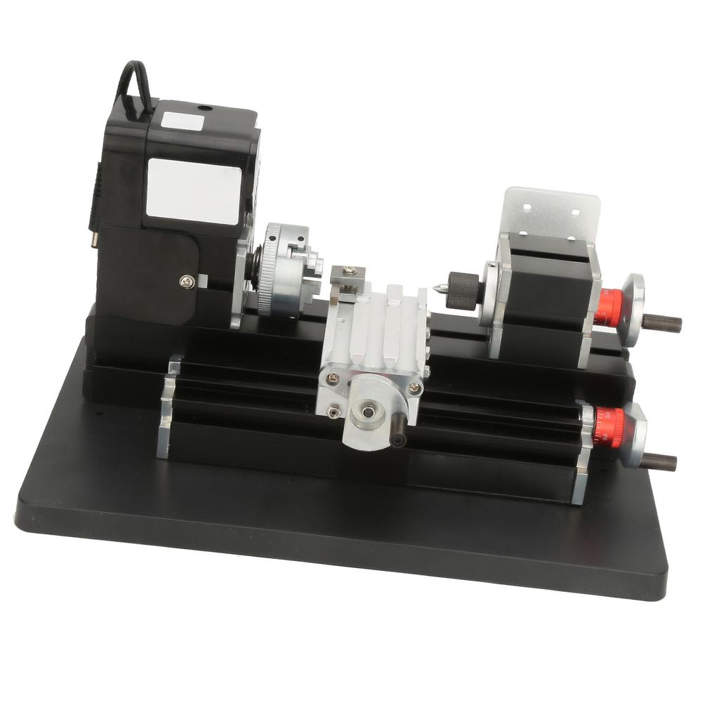 Miniature Lathe 24W Alloy 20,000 RPM Mini Benchtop Wood Lathe Machine for Woodworking