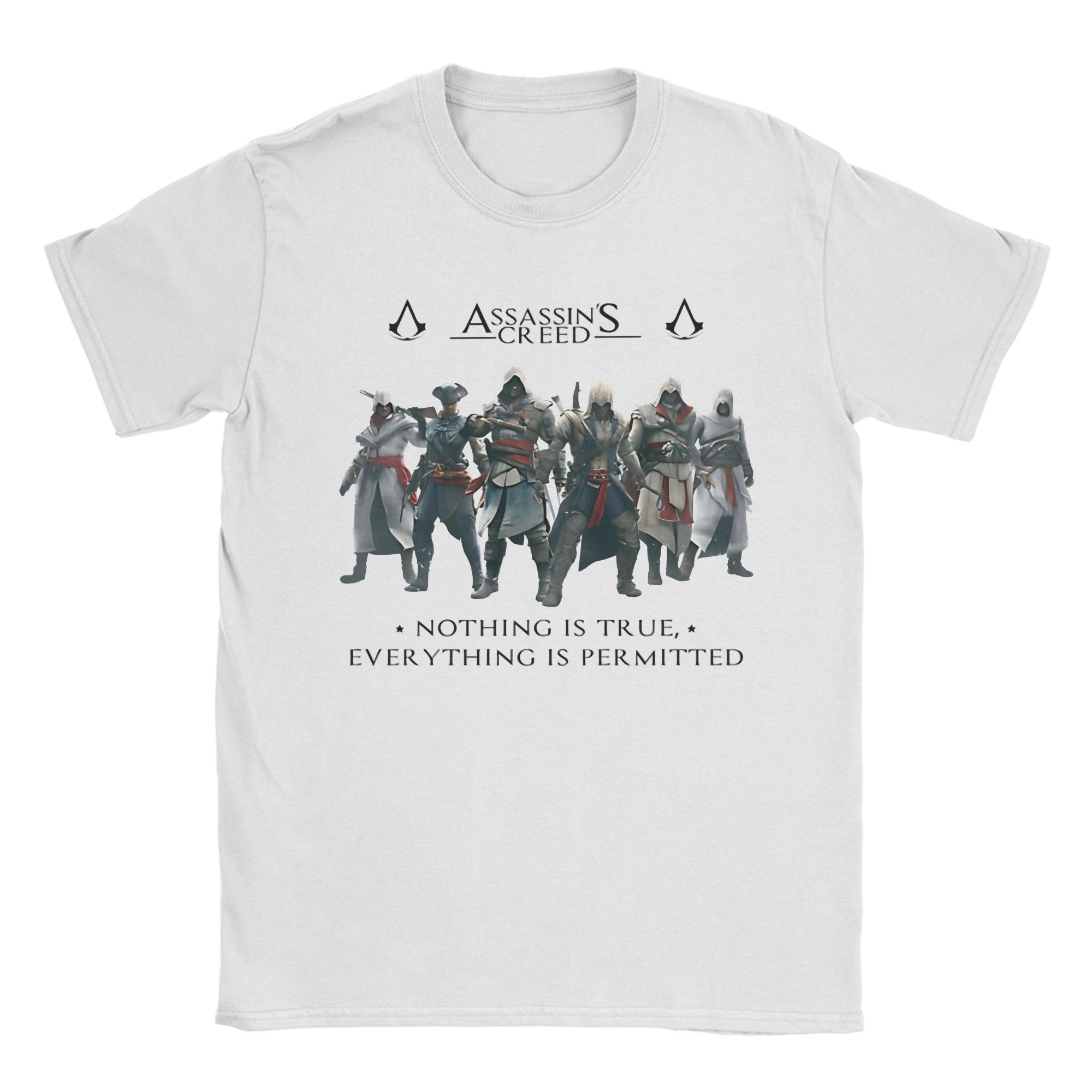 

Новинка A-Assassins C-Creeds Mirage Басім Ібн Ішак Футболки Чоловічі З Круглим Вирізом З Коротким Рукавом Топи 100%Бавовна Літні Топи Топи S