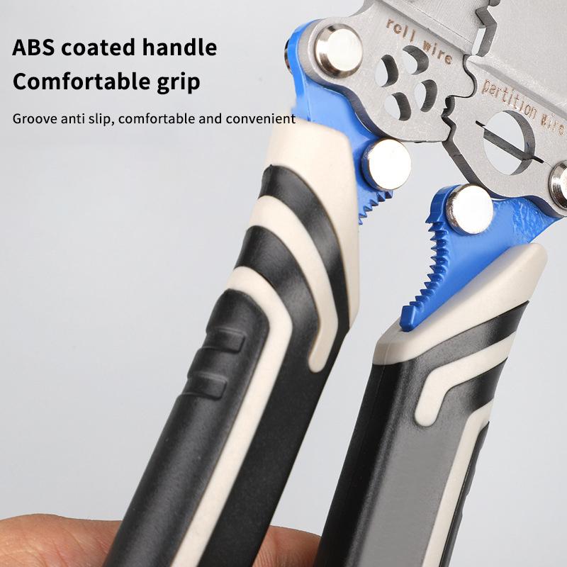 1Pc 18 In 1 Crimper Cable Cutter Pliers Foldable Wire Stripper Upgraded Multifunctional For Wire Stripping Shearing Cutting Tool